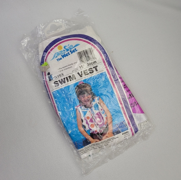 Vtg The Wet Set Inflatable Swim Vest # 59660 - Picture 10 of 10